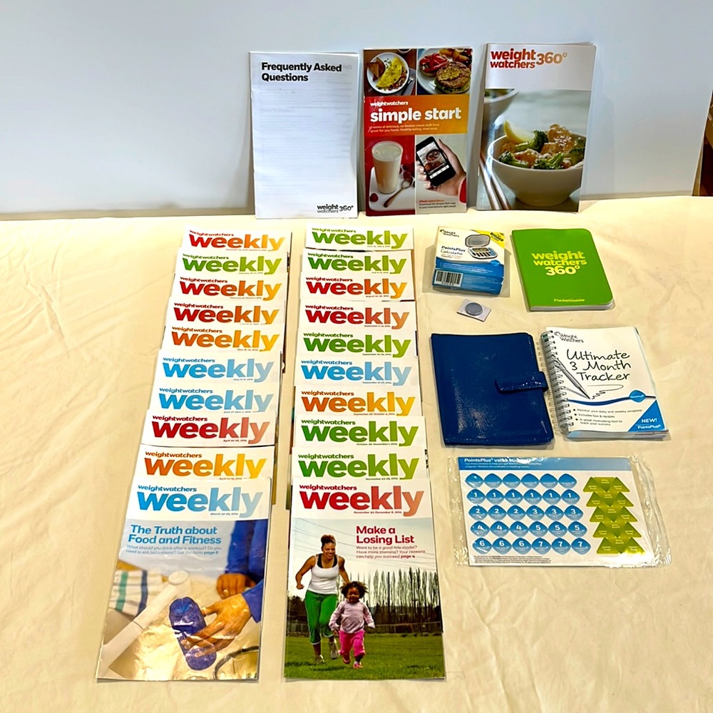 COPY - WEIGHT WATCHERS Points Plus Huge Bundle 2014 WW